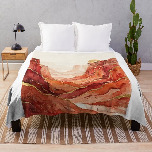 Item preview, Talampaya National Park Watercolor - Argentine Landscapes designed and sold by Esencia Argentina.