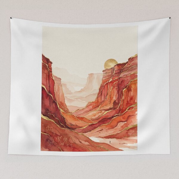 Item preview, Talampaya National Park Watercolor - Argentine Landscapes designed and sold by Esencia Argentina.