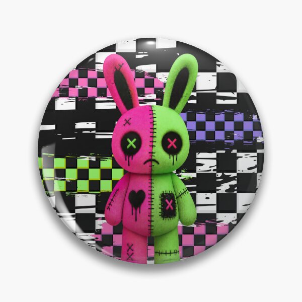 Item preview, Beautifully Twisted - Scene Kid Voodoo Bunny Mall Goth designed and sold by Side By Side Studio.
