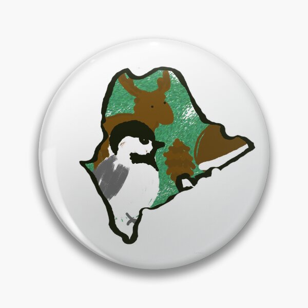 Item preview, Maine- Inline Version designed and sold by EmberGlowPress.