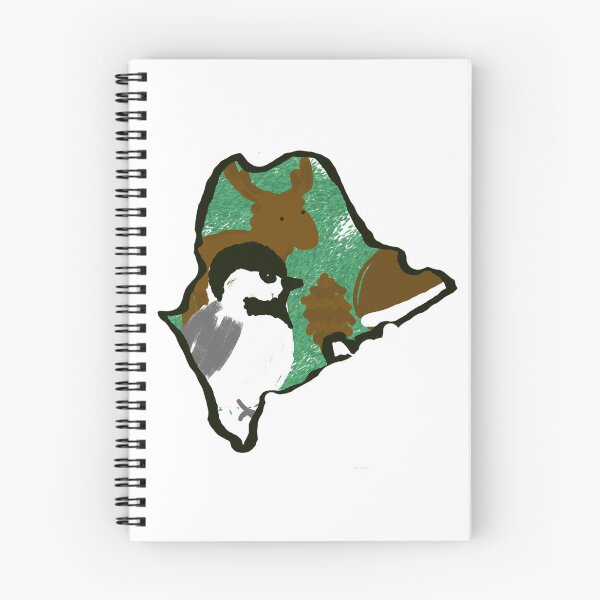 Item preview, Maine- Inline Version designed and sold by EmberGlowPress.