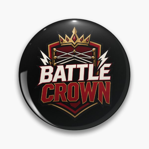 Item preview, Battle Crown Wrestling Championship Emblem designed and sold by Dogy Corgi.