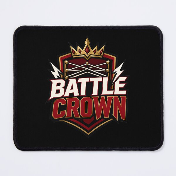 Item preview, Battle Crown Wrestling Championship Emblem designed and sold by Dogy Corgi.