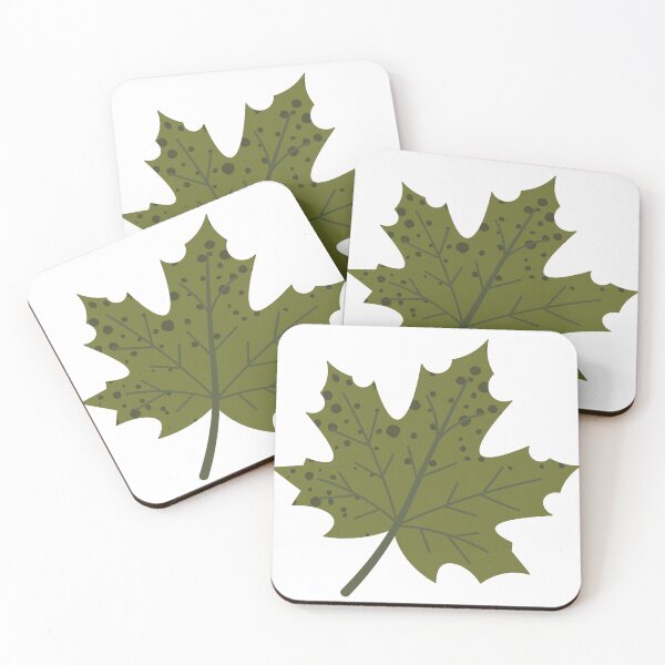 Item preview, Green Autumn Maple Leaves designed and sold by BetweenForms.