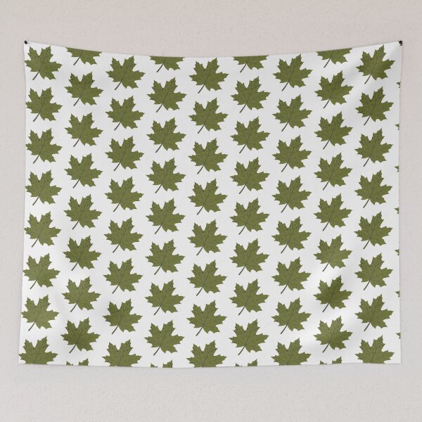 Item preview, Green Autumn Maple Leaves designed and sold by BetweenForms.