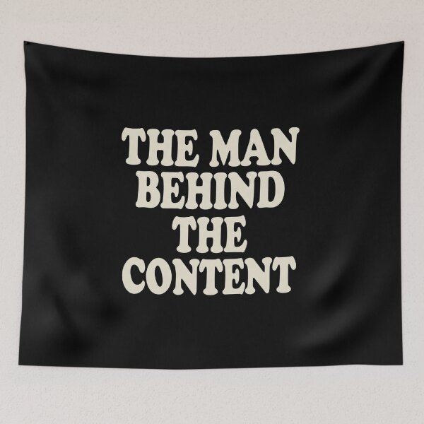 Item preview, The Man Behind the Content - Relatable Creator & Video Maker designed and sold by bugatos.