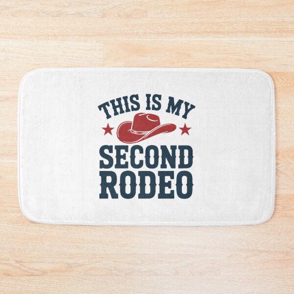 Item preview, Funny Second Rodeo Cowboy Humor Design for Western Fans and Rodeo Enthusiasts designed and sold by Vivek Sankad.