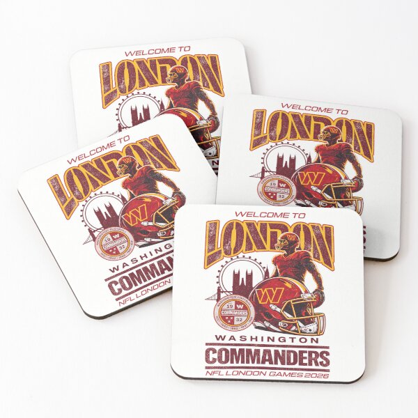Item preview, Washington Commanders Welcome to London NFL London Games 2026 designed and sold by RawPivot.