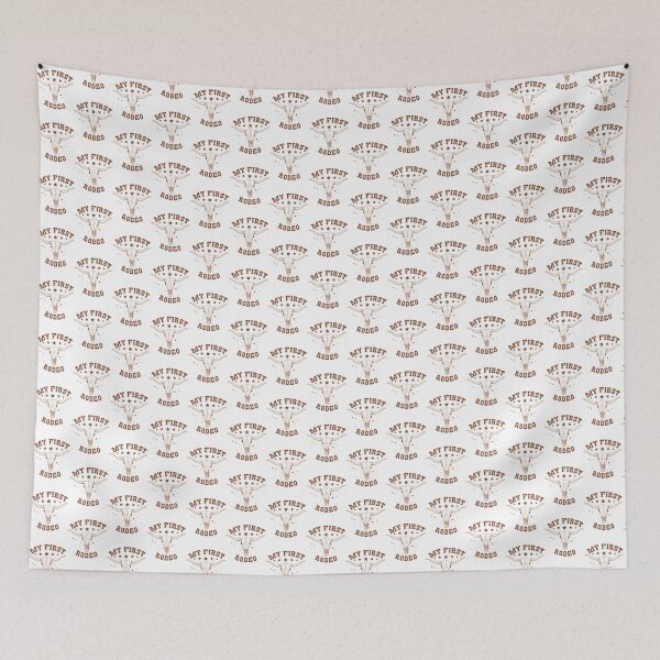 Item preview, My First Rodeo Western Baby Skull Cute Cowboy Design designed and sold by Vivek Sankad.