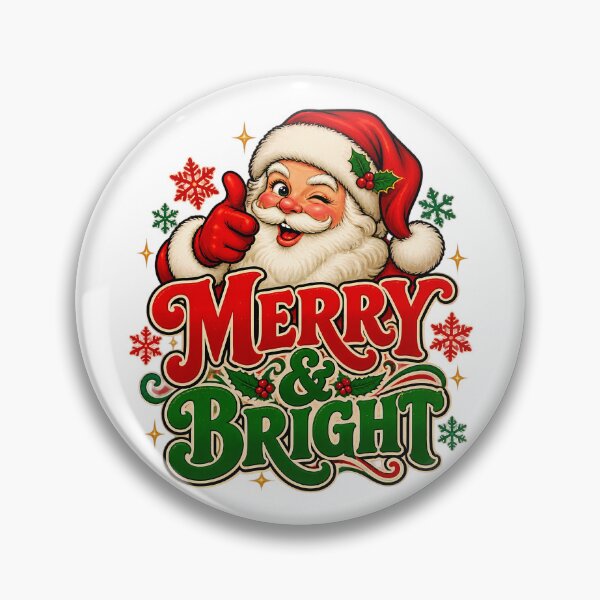 Item preview, Merry and Bright Santa designed and sold by Amarmax.