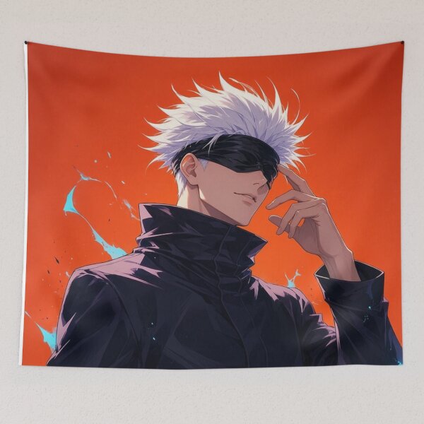 Artikelvorschau, Gojo Satoru Anime Art – Jujutsu Kaisen Augenbinde entworfen und verkauft von frantuliuss.