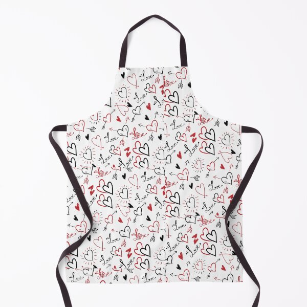 Item preview, Hand Drawn Heart Doodle Valentine Love Pattern designed and sold by Linizarti-casely Store.