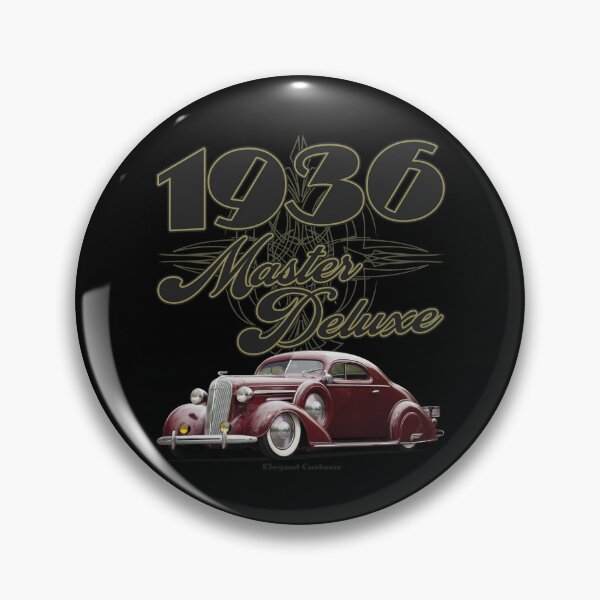 Item preview, 1936 Chevy Master Deluxe coupe with text - Lowrider, Kustom, Hot Rod, Muscle Car designed and sold by Elegant Customs.