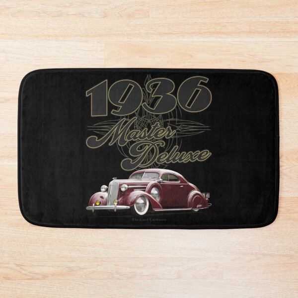 Item preview, 1936 Chevy Master Deluxe coupe with text - Lowrider, Kustom, Hot Rod, Muscle Car designed and sold by Elegant Customs.