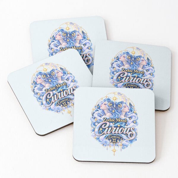 Item preview, Gemini Curious Zodiac Mood Celestial Astrology Design designed and sold by MetaModel Editions.