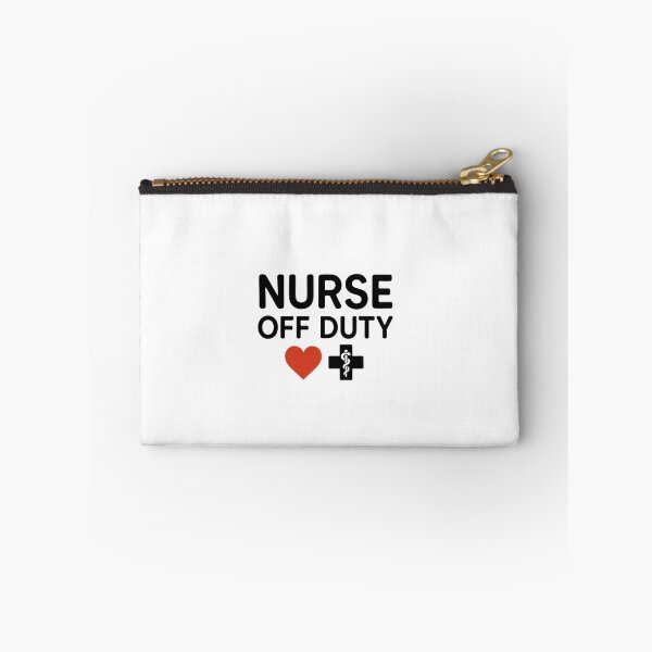 Item preview, Nurse Off Duty Heart and Medical Symbol designed and sold by EcoArtTees.