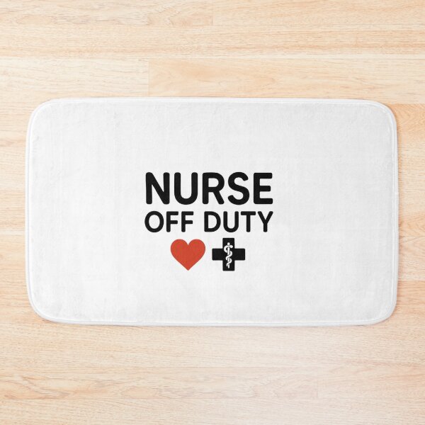 Item preview, Nurse Off Duty Heart and Medical Symbol designed and sold by EcoArtTees.