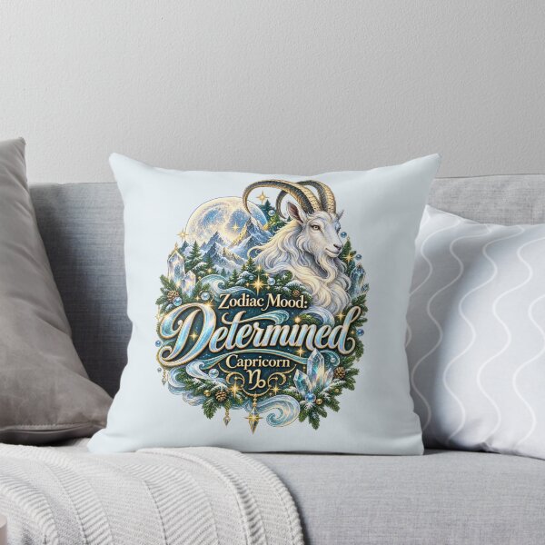 Item preview, Capricorn Determined Zodiac Mood Astrology Design designed and sold by MetaModel Editions.