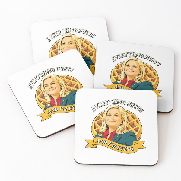 Item preview, Everything Hurts and Im Dying Parks and Rec designed and sold by Stayfrostybro.