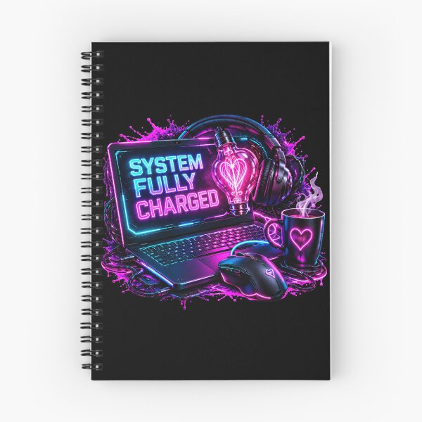 Item preview, System Fully Charged — Neon Workstation designed and sold by DansCreations42.