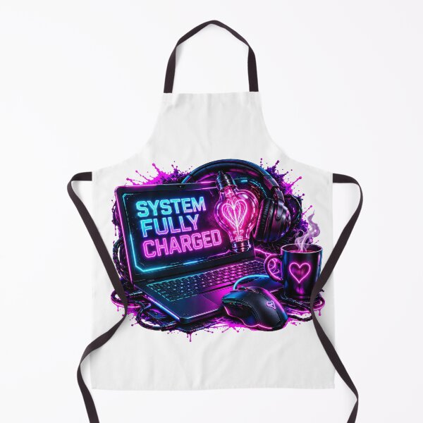 Item preview, System Fully Charged — Neon Workstation designed and sold by DansCreations42.