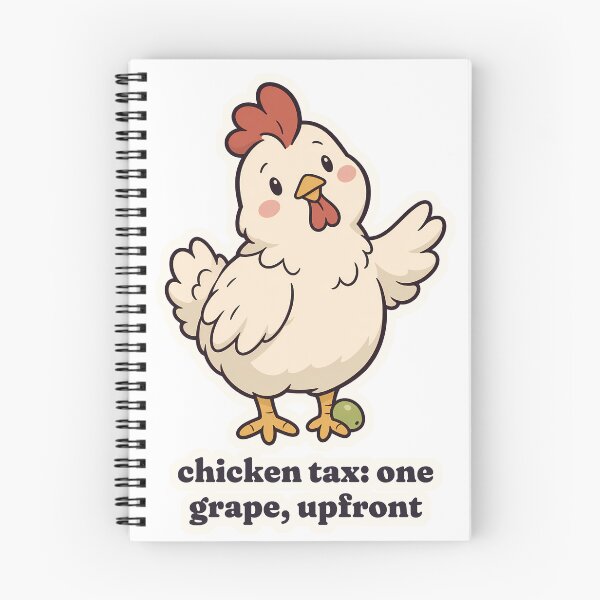 Item preview, Sassy Backyard Hen Demands Chicken Tax Grape designed and sold by OuqCreations.
