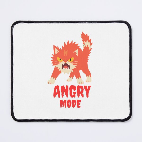 Item preview, Angry Mode - Funny Angry Cat Design designed and sold by walbayzon.