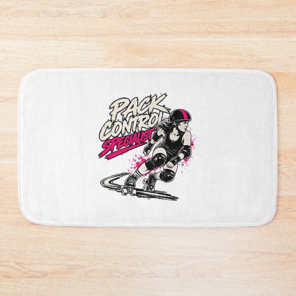 Item preview, Pack Control Specialist Roller Derby Blocker Skater Retro Athletic Design designed and sold by KenValor.