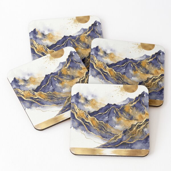 Item preview, Andes Mountains Mendoza Watercolor - Argentine Landscapes designed and sold by Esencia Argentina.