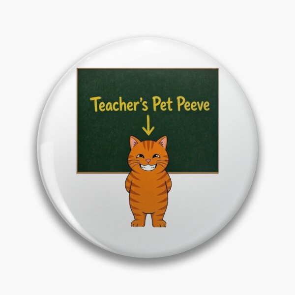 Artikelvorschau, Teacher's Pet Peeve - Funny Orange Cat. entworfen und verkauft von RBest!.