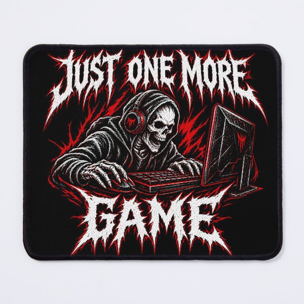 Item preview, Just One More Game – Funny Gamer Skull Gaming designed and sold by darkan1.