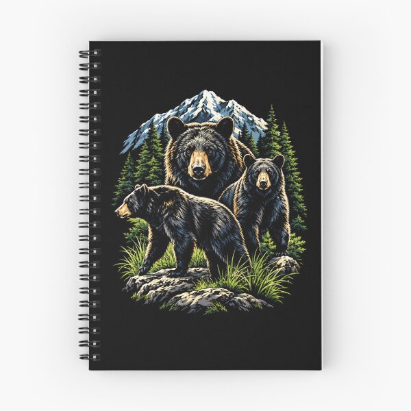 Item preview, Bear Family Mountain Wilderness Wildlife Adventure designed and sold by Moizento.