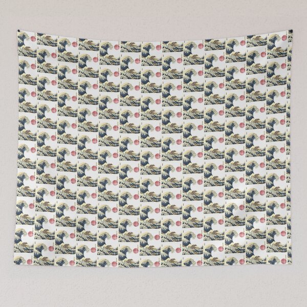 Item preview, Poison Dart Frog with Kanagawa Japanese Surfing Wave Art Design designed and sold by BlvckB0x.