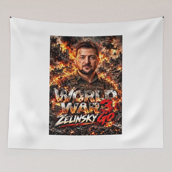 Item preview, World War 3 Zelensky Apocalipsis designed and sold by Wagner Tardivo.
