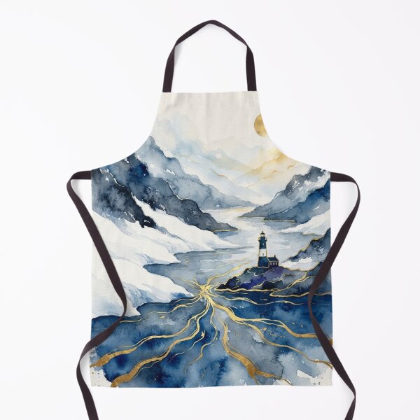 Item preview, Beagle Channel Tierra del Fuego Watercolor - Argentine Landscapes designed and sold by Esencia Argentina.