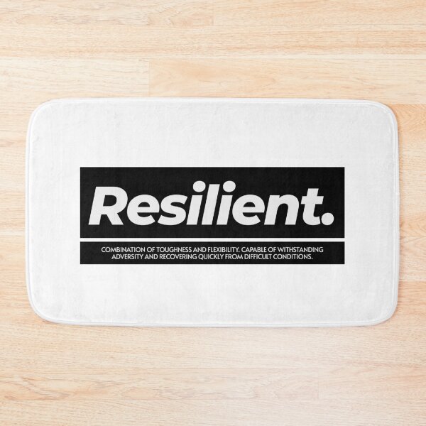Item preview, RESILIENT CLEAR BLK designed and sold by BlockFashion.