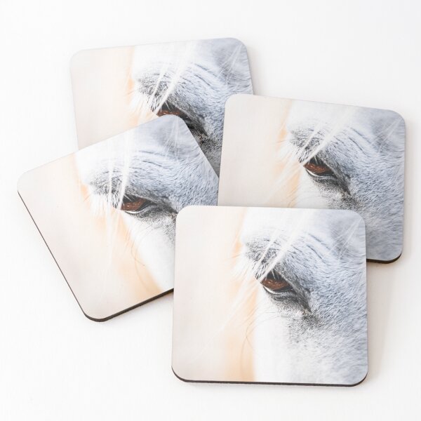 Item preview, Horse's Eye – Gentle gaze of a white horse designed and sold by Nicole Bleck.