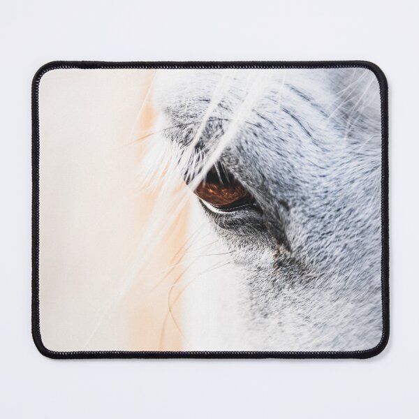 Item preview, Horse's Eye – Gentle gaze of a white horse designed and sold by Nicole Bleck.