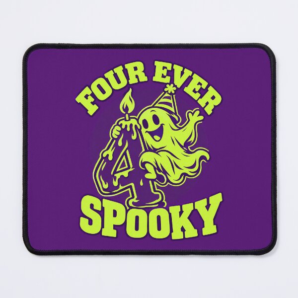 Item preview, Four Ever Spooky Halloween Funny Ghost Birthday designed and sold by Endless7Art.