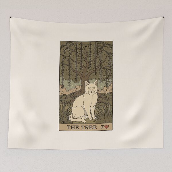 Item preview, The Tree - Cats Tarot designed and sold by Thiago Corrêa.