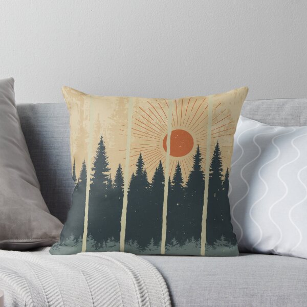 Item preview, Pine forest vintage poster designed and sold by DuliDoodles.