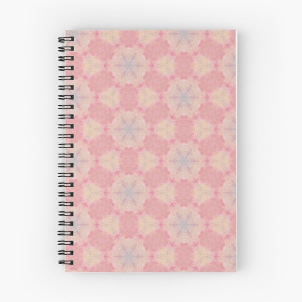 Item preview, Pastel Coral Pink Sky Blue Tile Pattern Mandala - Duvet Cover designed and sold by ArithraStudio.