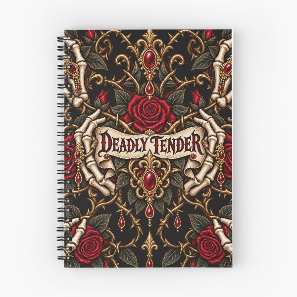 Artikelvorschau, Deadly Tender Gothic Skeletthand & Rosen Design entworfen und verkauft von MetaModel Editions.
