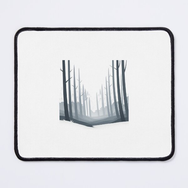 Item preview, Foggy Woodland Minimal Landscape designed and sold by Le Grand Requin.