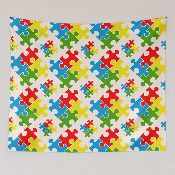 Item preview, A brightly colored puzzle designed and sold by expresiones8.
