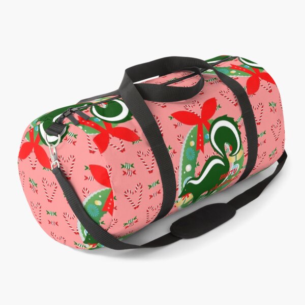 Item preview, merry christmas skunk pink candy canes designed and sold by Gossip Rag.