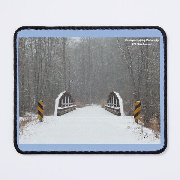 Item preview, The Snowy Bridge of Daniel Ridge Loop designed and sold by Christopher Guilkey Photography .