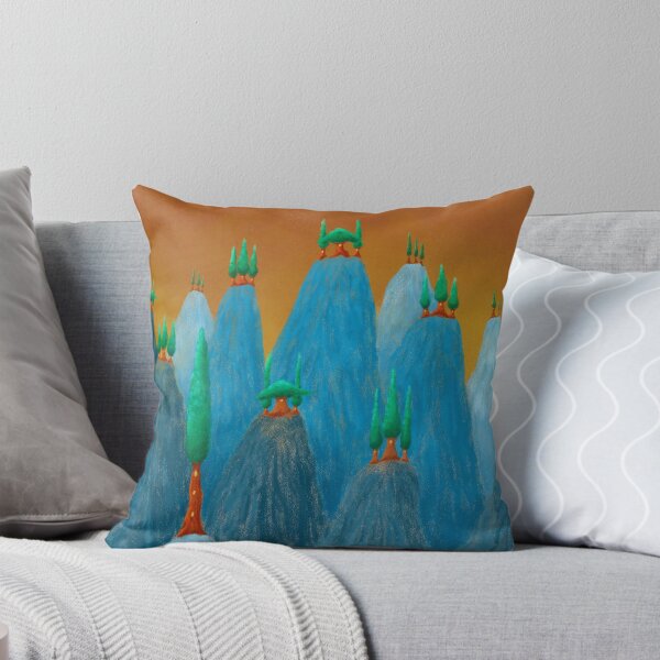 Item preview, A wooden village in the blue mountains designed and sold by greenPQBstudio.