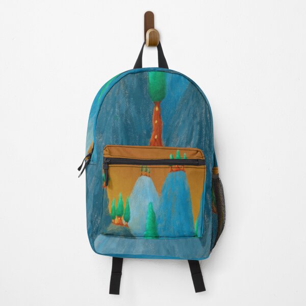 Item preview, A wooden village in the blue mountains designed and sold by greenPQBstudio.