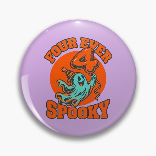 Item preview, Four Ever Spooky – Funny Ghost Birthday Celebration designed and sold by Endless7Art.